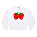 Cute Strawberry Accent Sweatshirt