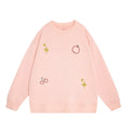 Light Pink Comfortable Slim-Fit Sweatshirt