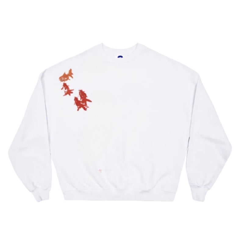 Street Style Goldfish Patchwork Sweatshirt